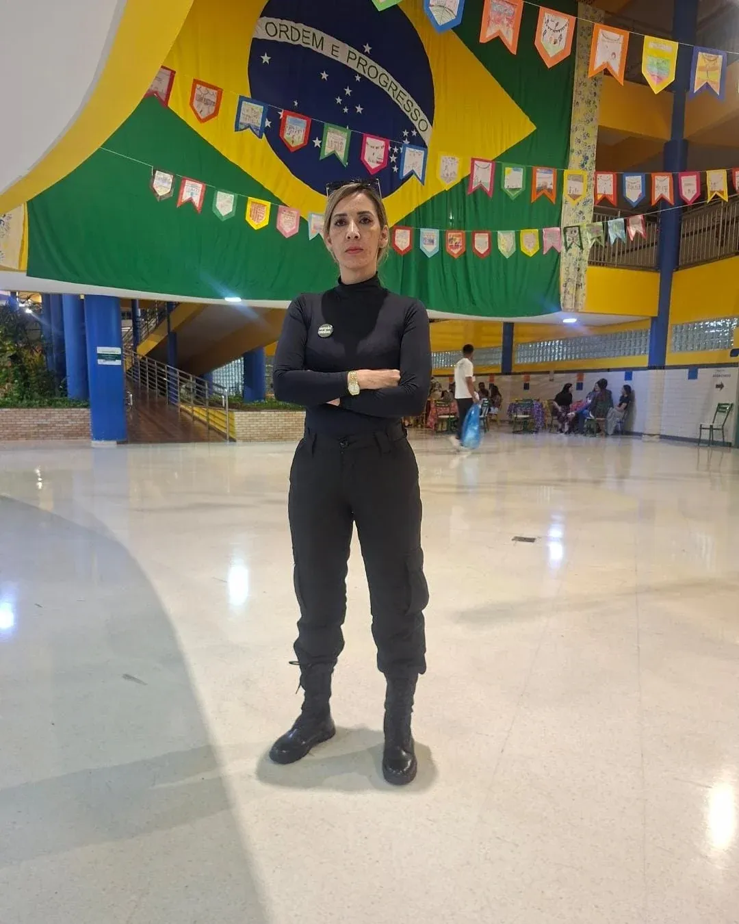 Equipe da Brilhante Segurança e Eventos trabalhando em evento em Goiânia